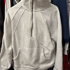 Gray Half-Zip Sweater